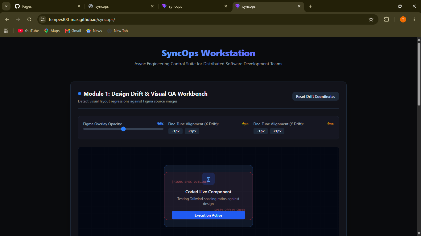 SyncOps Async Engineering Dashboard